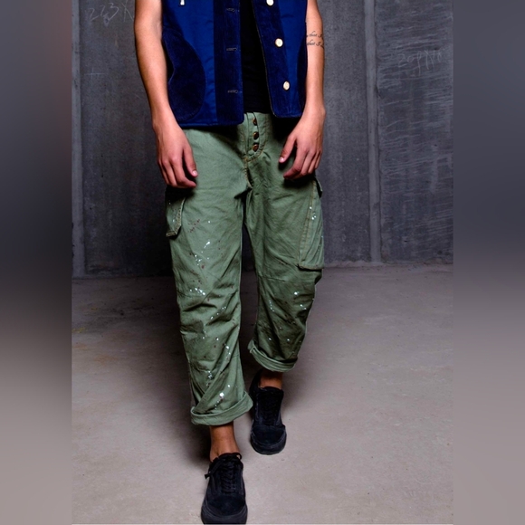 Fried Rice -NYC Painted Cargo Pants - Unisex